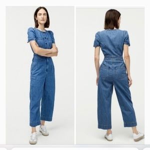 Jcrew Point Sur Denim Jumpsuit